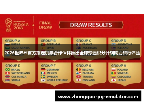 2026世界杯官方指定机票合作伙伴推出全球球迷积分计划助力旅行体验